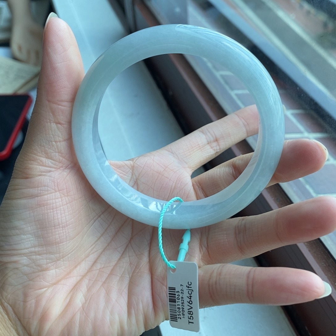 未镶嵌手镯翡翠63-65正圈