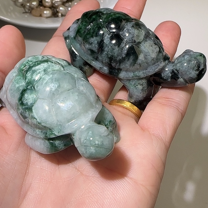 小***圈翡翠未镶嵌颈饰翡翠