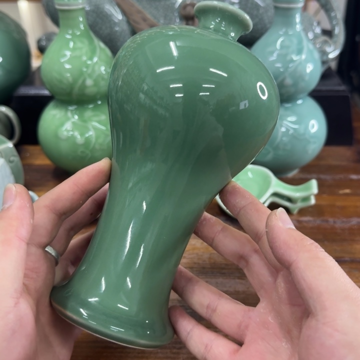 龙泉青瓷茶具微瑕48970