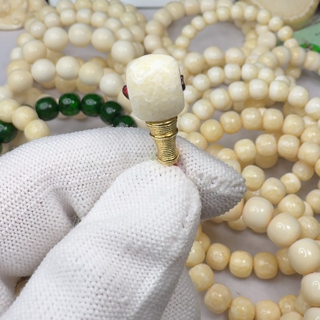 柳***生猛犸象牙手串/手链/手镯r10