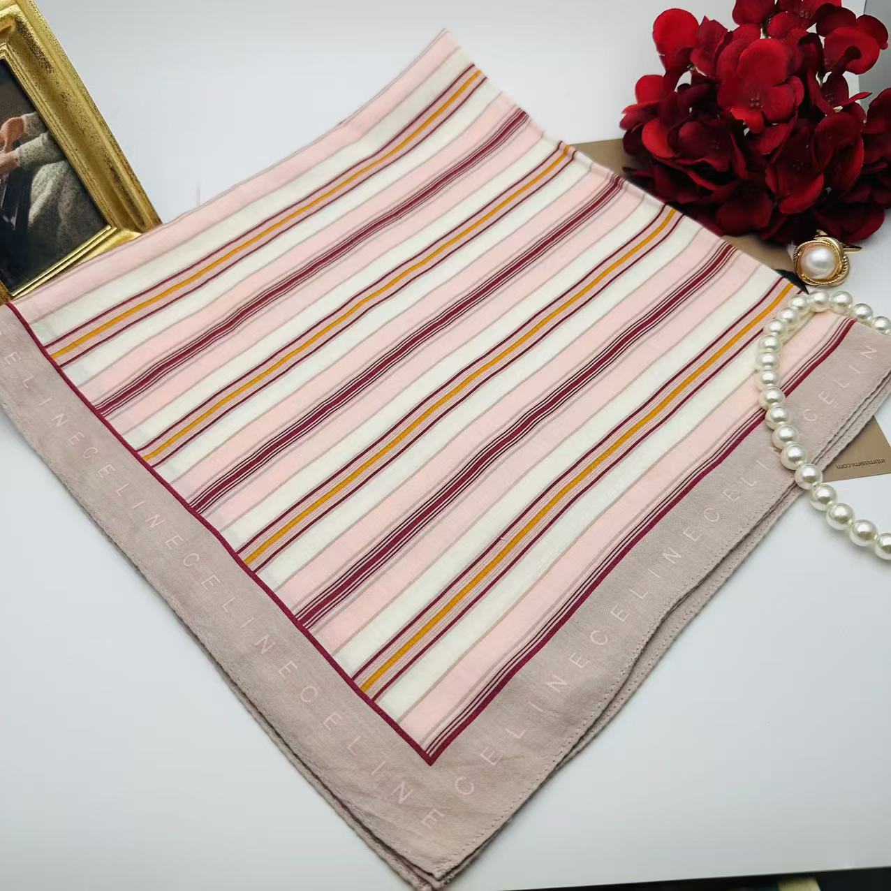 99新 Celine/思琳 海囤 思琳 丝巾/yy04437