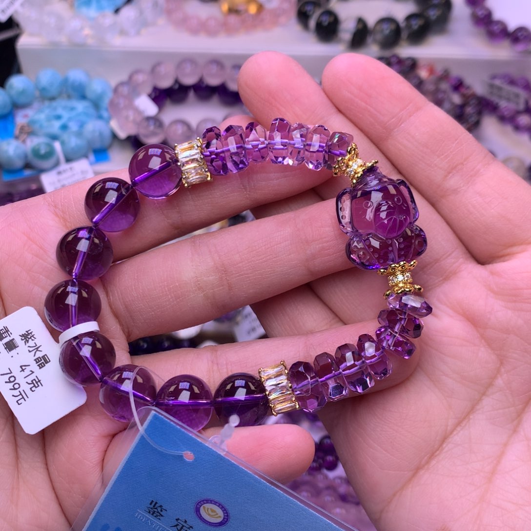 水晶手链未镶嵌手链