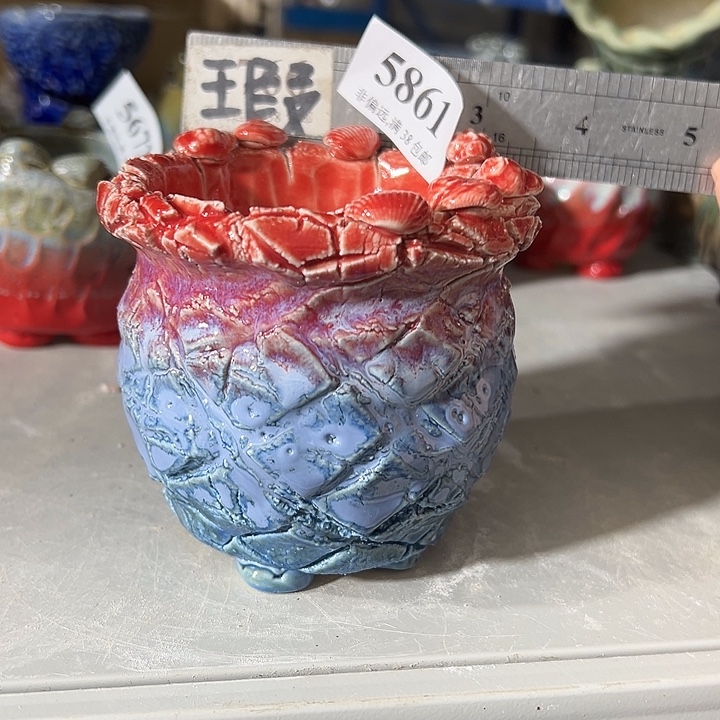 口8高9 ……手工花盆满30元包邮