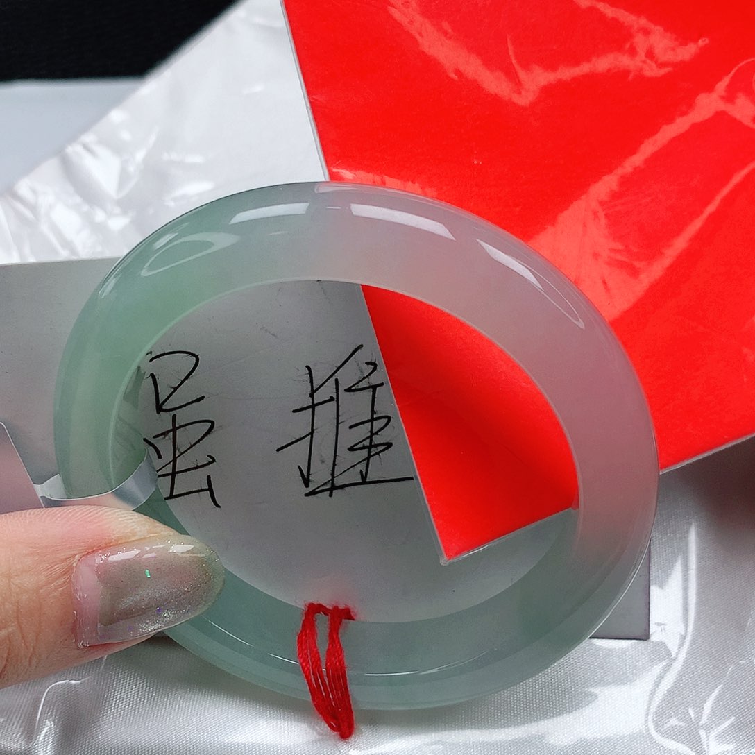 翡翠手镯未镶嵌54圈缅甸天然A货