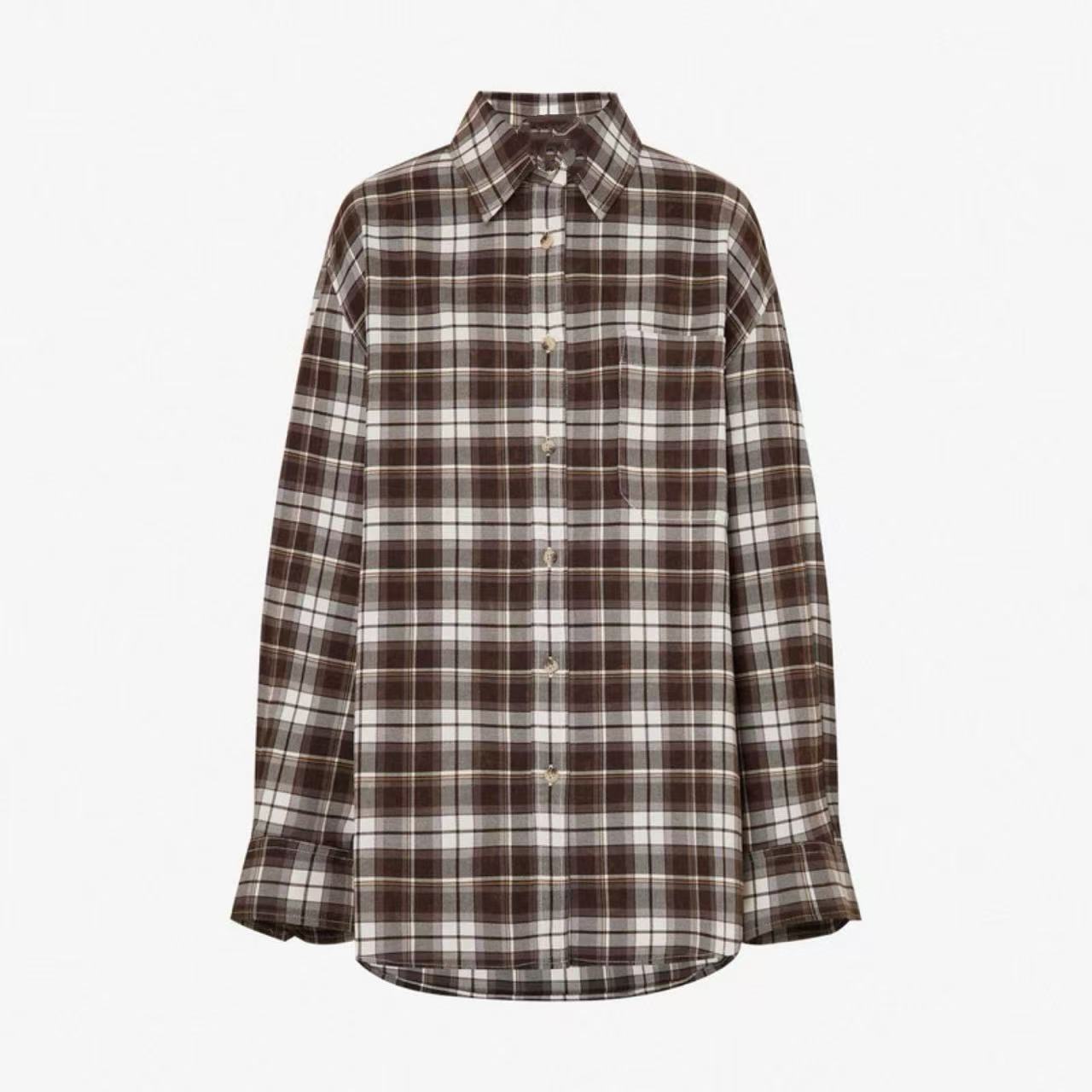 【复古格纹】洗旧褪色丰厚绒感复古格纹回归乡野 8313