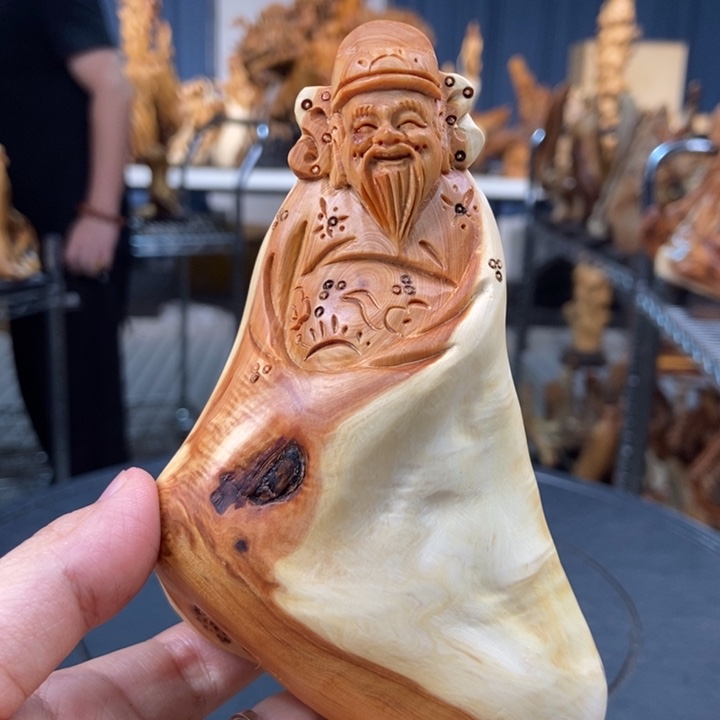 柏木（崖柏）手把件