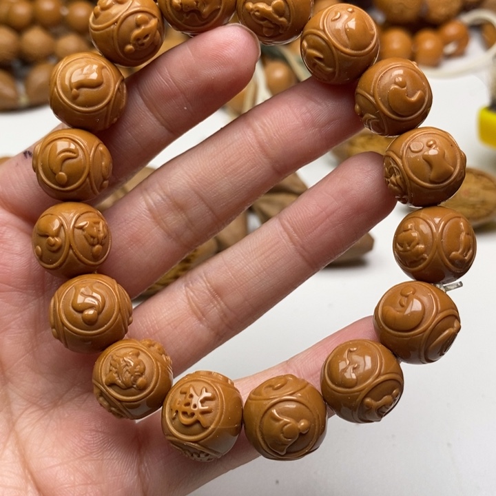 吊坠猴头核桃四面无相