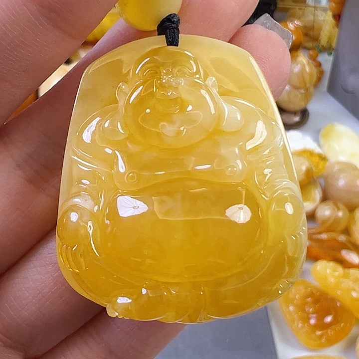 蜜蜡颈饰未镶嵌蜜蜡