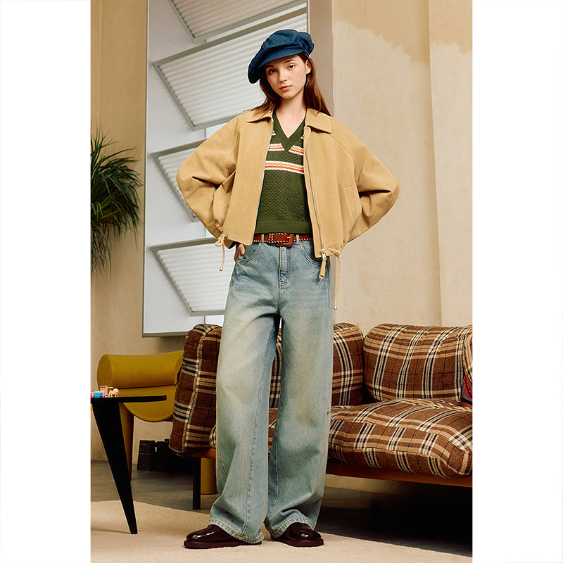 ToyzY2025冬季新款牛仔裤ZC35520070