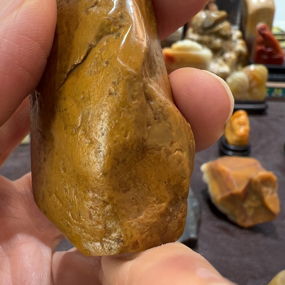 寿山石快****y寿山石鹿目