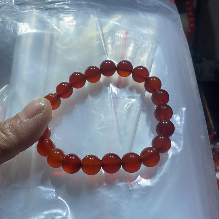 玛瑙/玉髓手串未镶嵌G****5