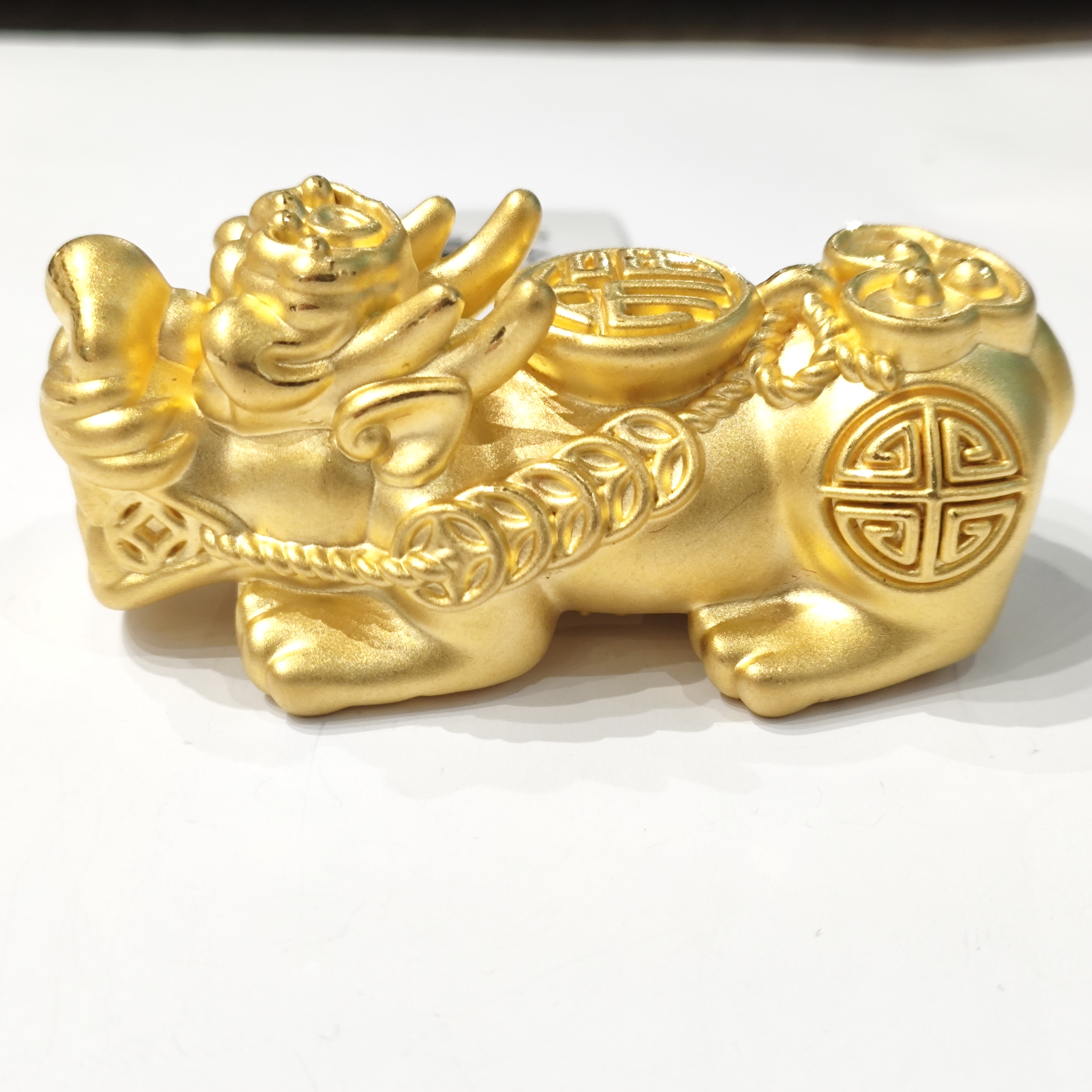 【小云专享】 足金999饰品足金饰品 福字大貔貅 10.09 GP