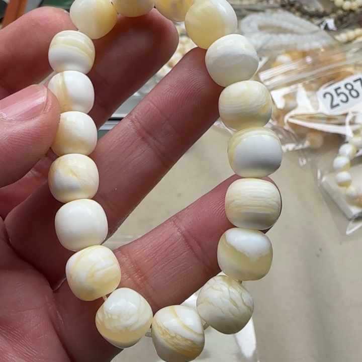 白玉菩提吊坠白色2609