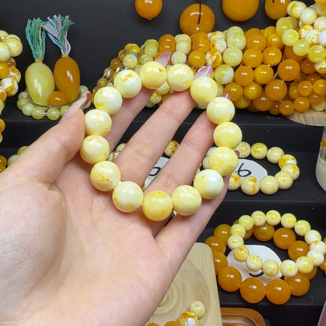 红***૭14mm全品无暇手串