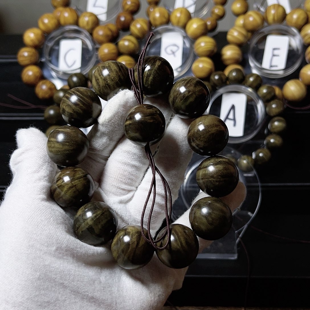 老*翁2.0阴沉木手串一串