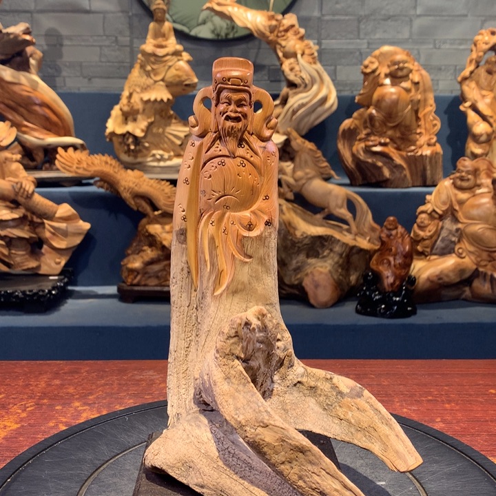 柏木（崖柏）根雕摆件