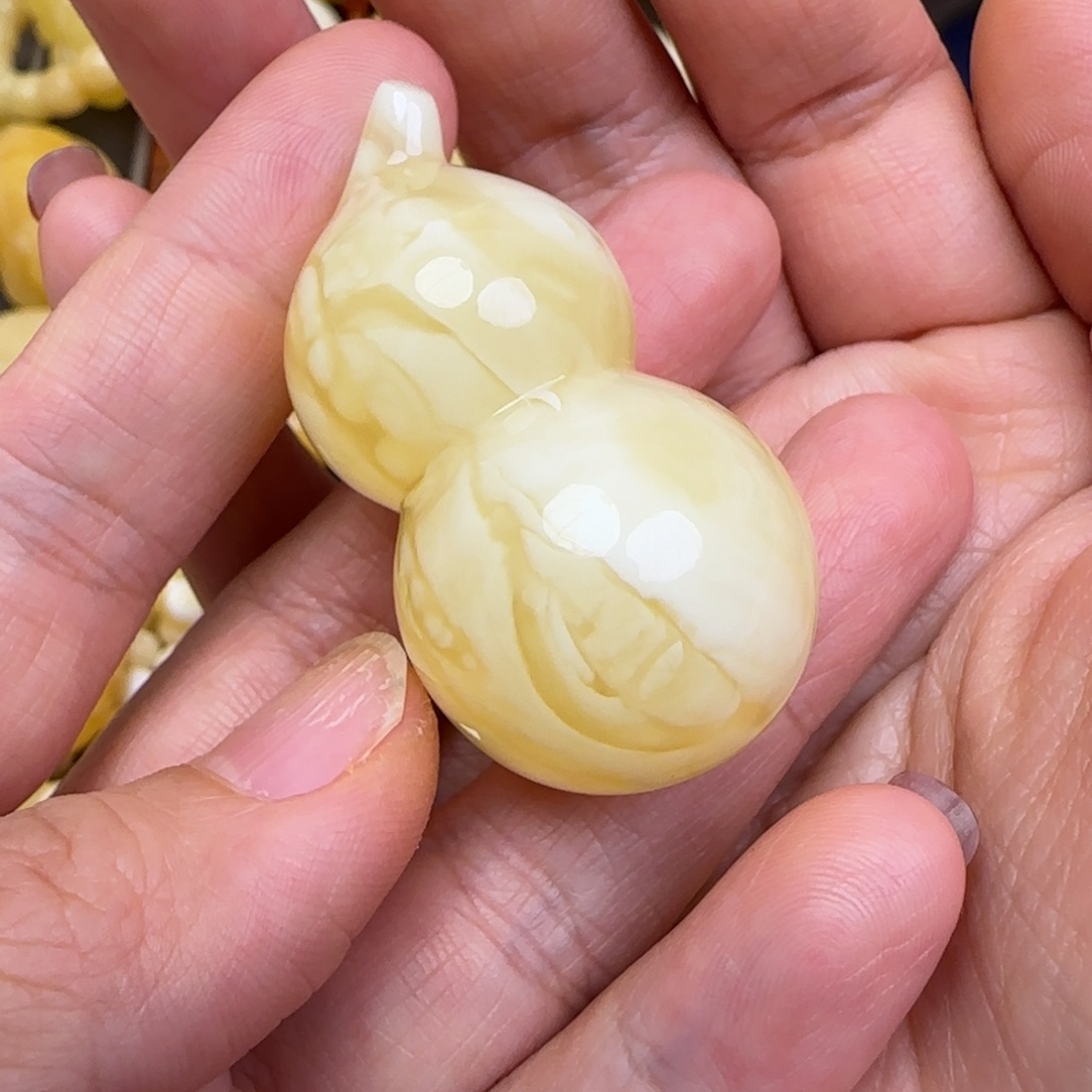 蜜蜡颈饰未镶嵌天然蜜蜡