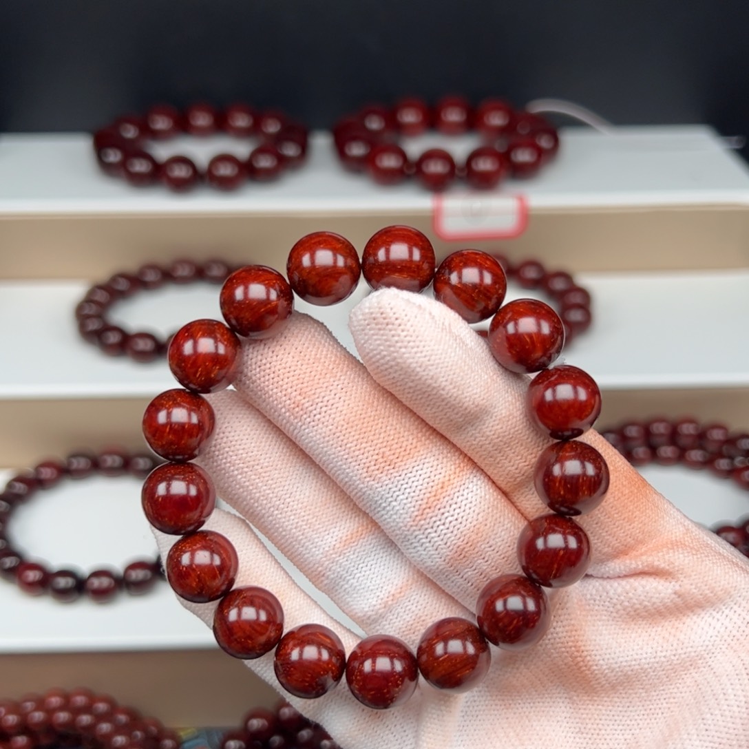 咋***得小叶紫檀手串/手链1.2泥料7356