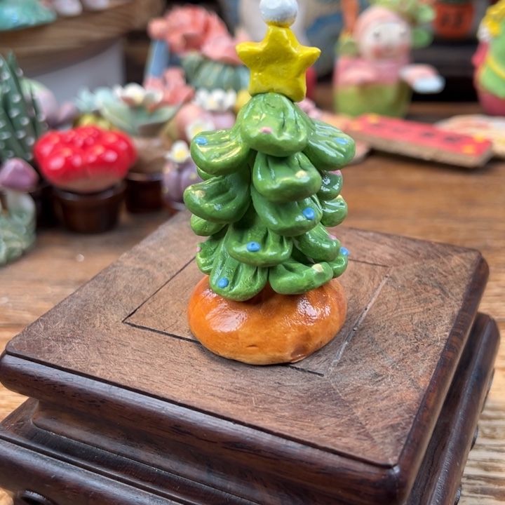 陶摆件小镇青花每日有新品