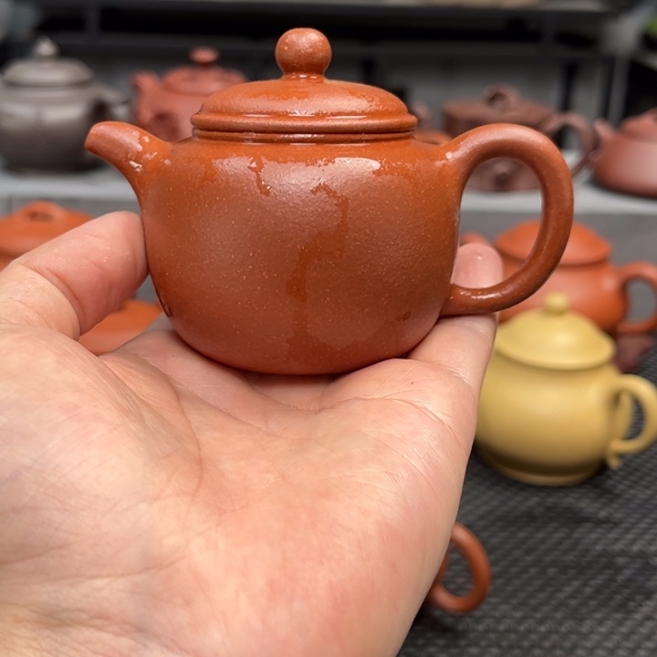 紫砂茶壶紫砂艺术茶具套装红降坡