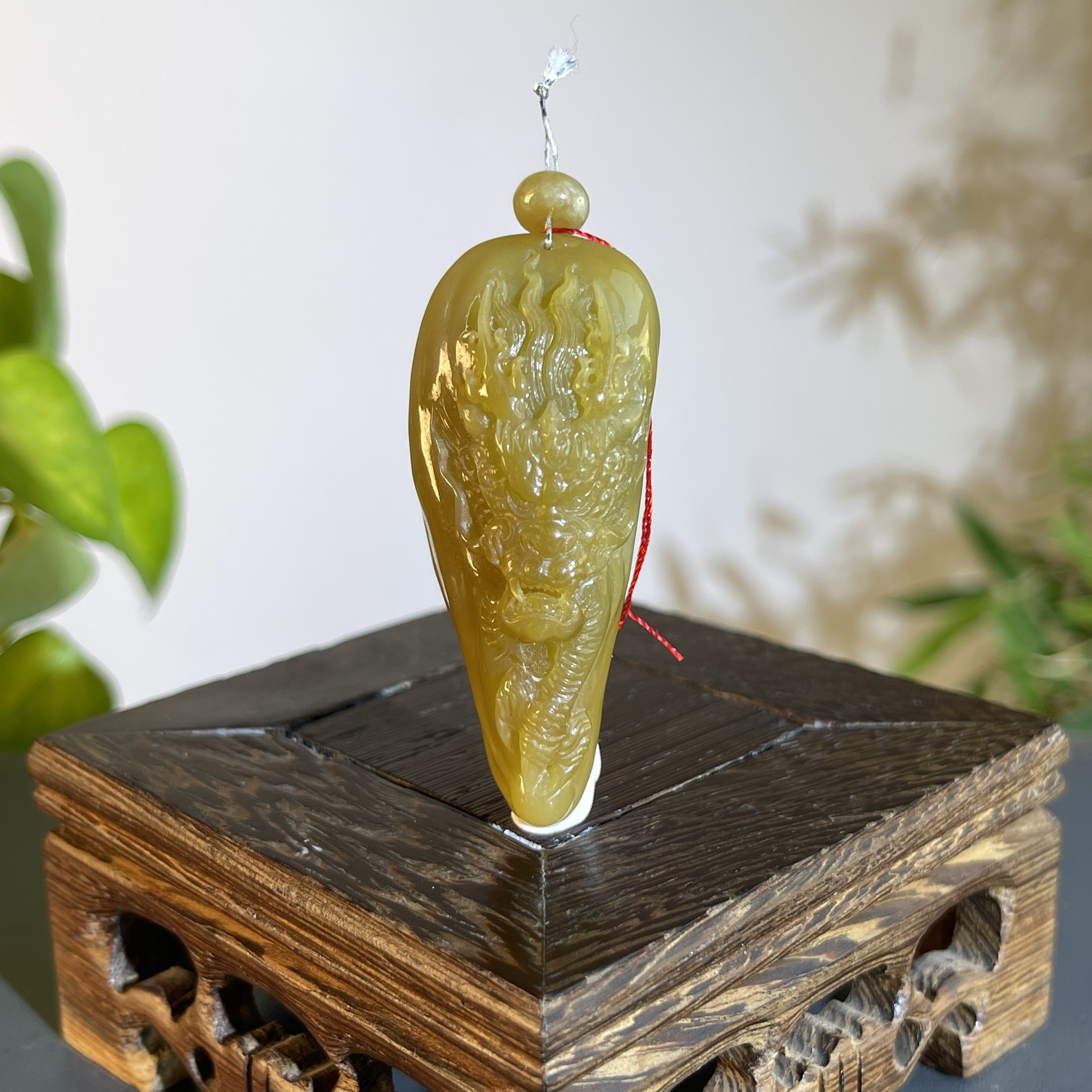 JTW14-154  天然缅甸A货翡翠 龙牌