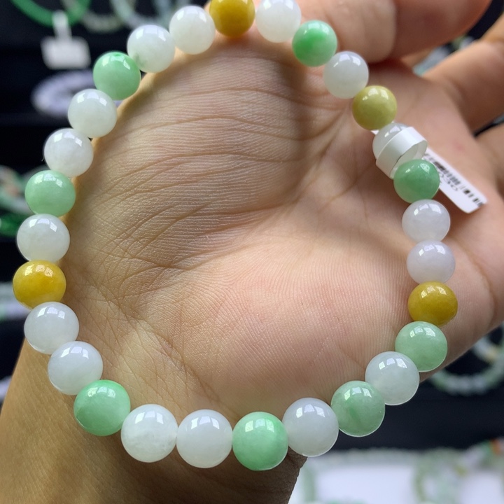 未镶嵌手串翡翠卡7