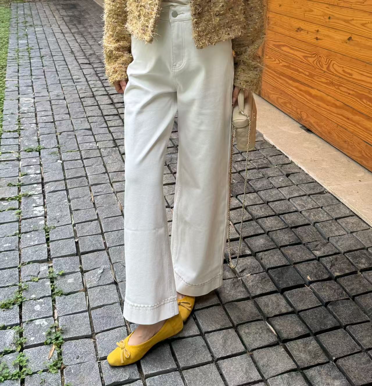 “直筒天菜”四面弹直筒牛仔裤