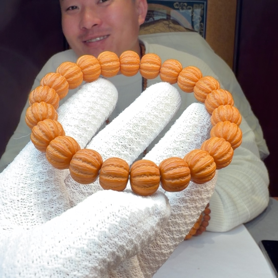 猴头核桃吊坠京八棱