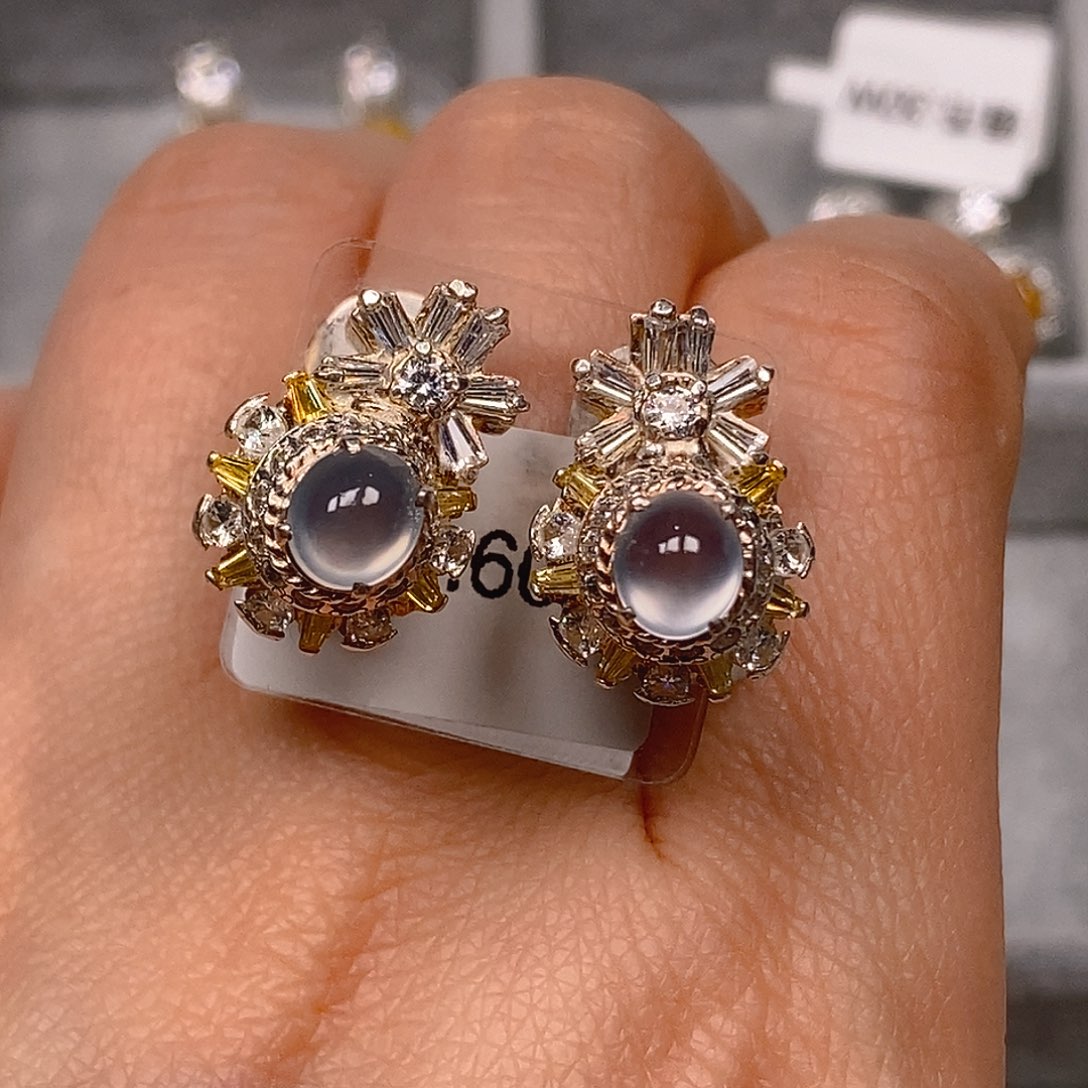 翡翠戒指未镶嵌翡翠蛋面