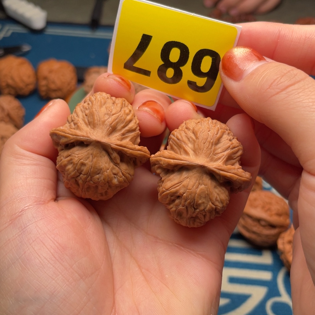 吊坠文玩核桃35全品野狼687号