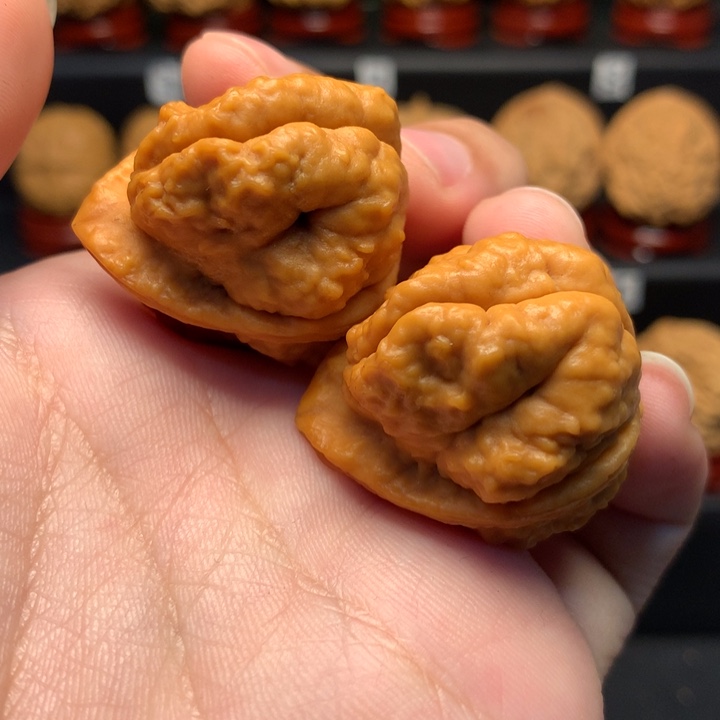 文玩核桃把件羊头34尺寸精品