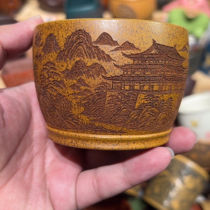 紫砂茶杯宜兴紫砂主人杯