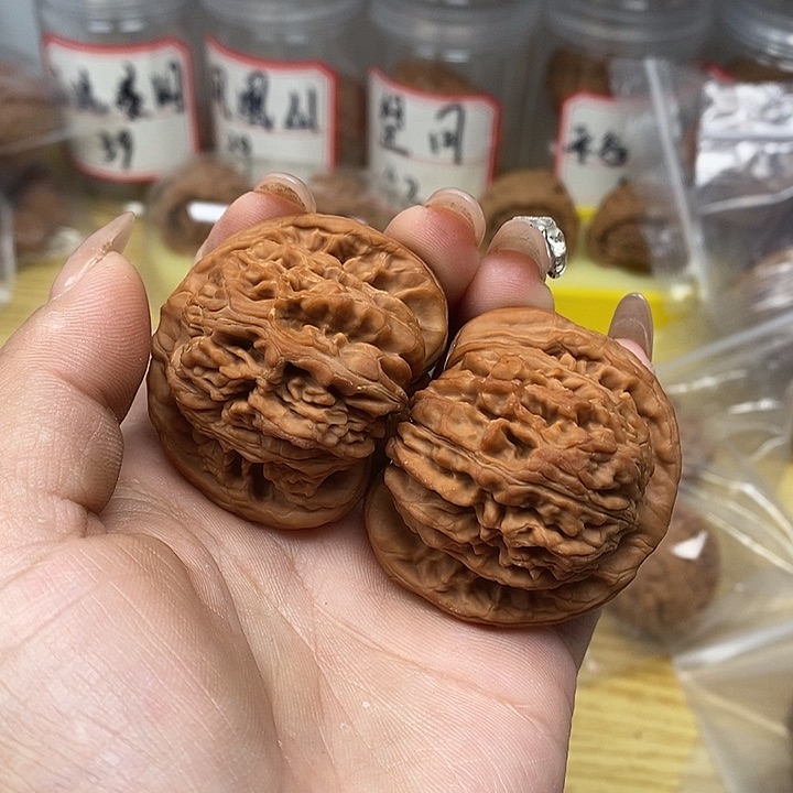吊坠文玩核桃四座楼45