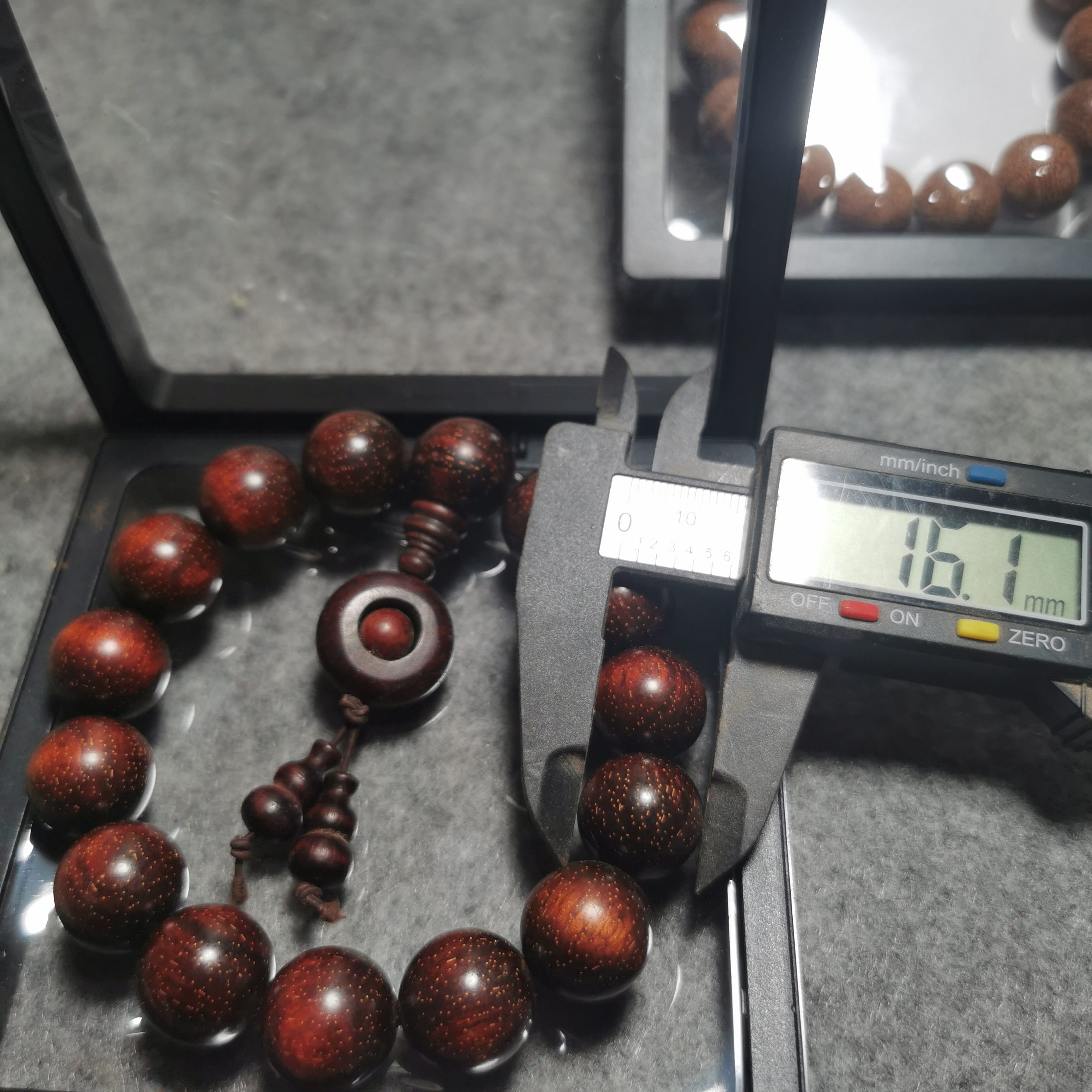 08，小叶紫檀卡16尺寸16颗，带星，