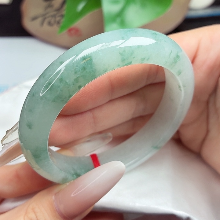 未镶嵌手镯翡翠56-57圈口