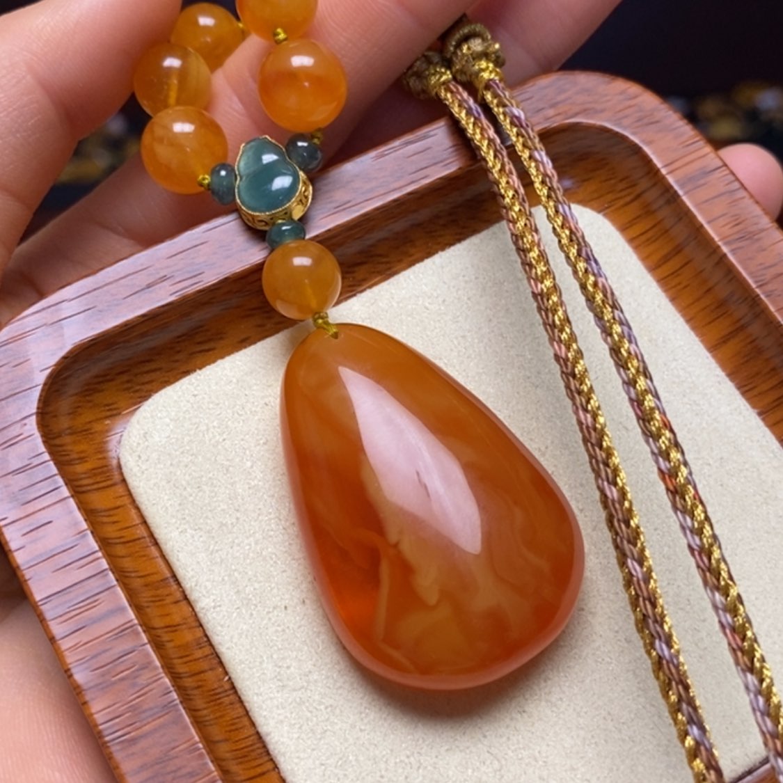 【闪购商品】蜜蜡颈饰未镶嵌项链