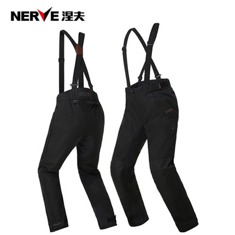 NERVE涅夫陆侠加肥摩托车骑行裤男机车赛车拉力裤大码加大防水冬