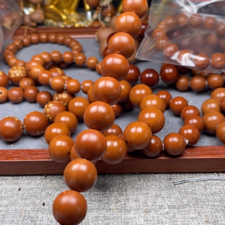 橄榄核手串/手链?**鼻1.4红铁福利