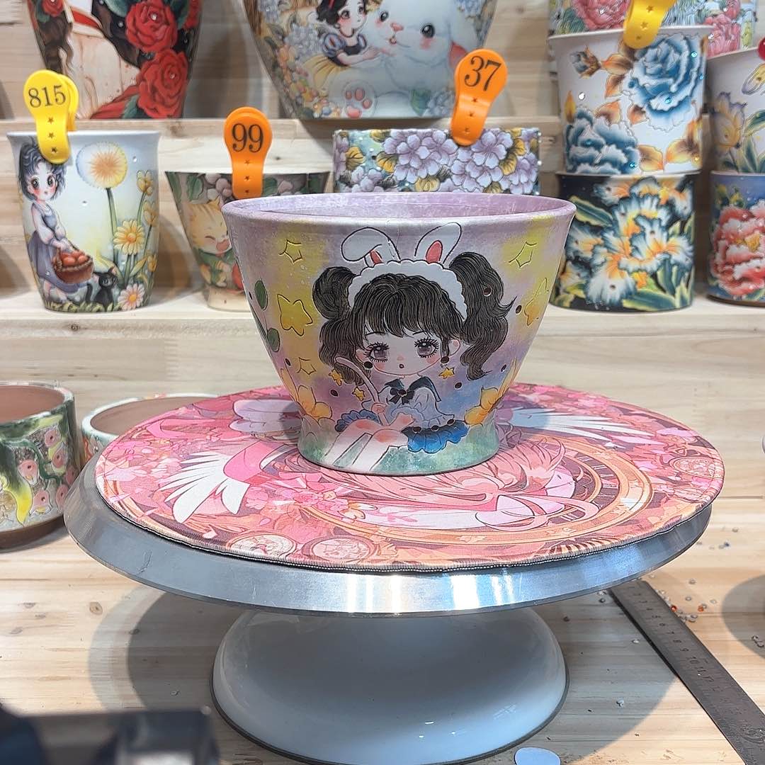 紫砂花盆手工花盆默认微瑕15/12