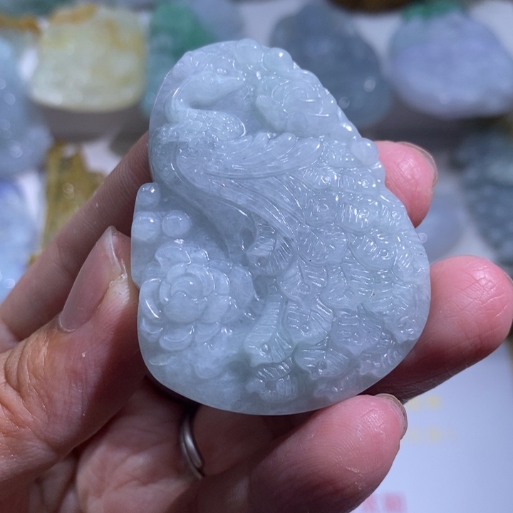 【闪购商品】颈饰未镶嵌翡翠凤凰