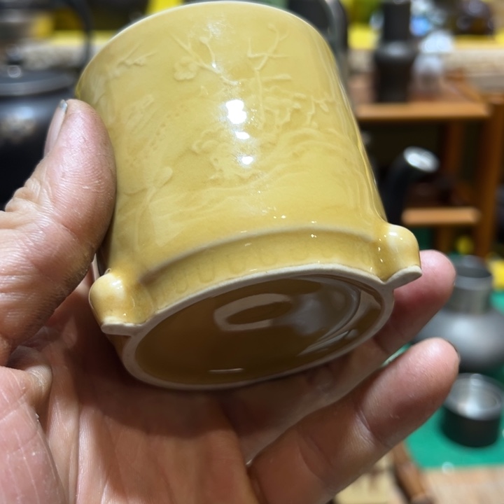 山***在陶瓷中古工艺品摆件