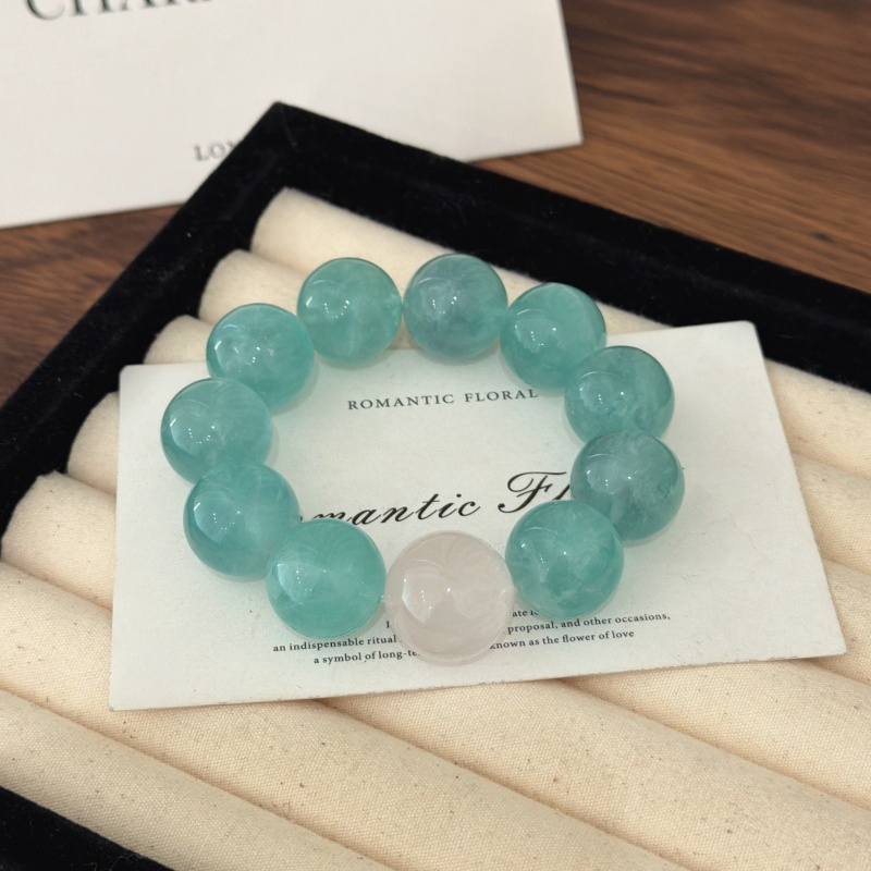 X2779绿萤石手链高端轻奢手串多样性发一