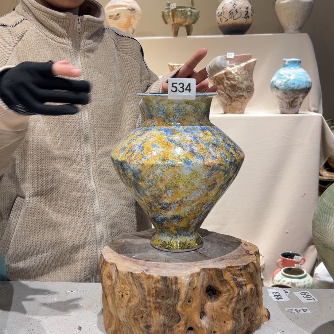 景德镇高温陶瓷534花瓶摆件花瓶摆件花瓶