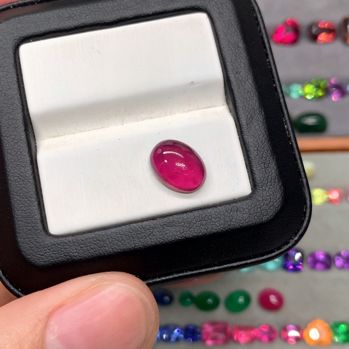 碧玺裸石未镶嵌卢比来素面3.49ct