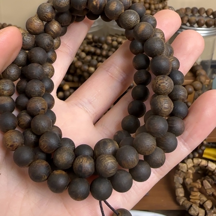 人***.沉香香囊沉香奇楠沉香07圆珠多圈 27.5克