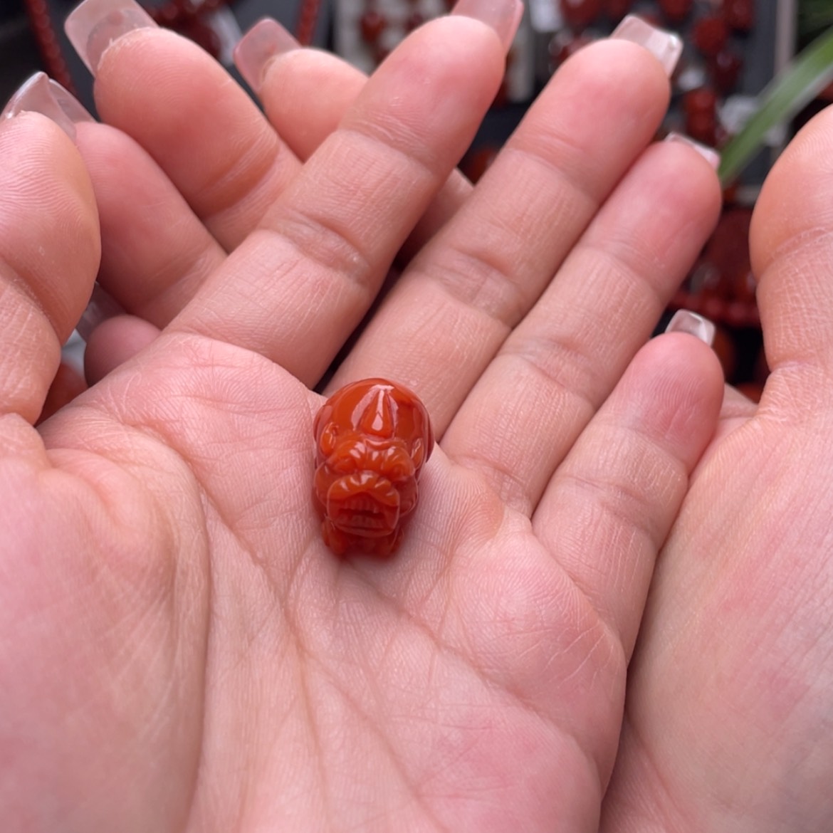【闪购商品】南红玛瑙貔貅未镶嵌大*