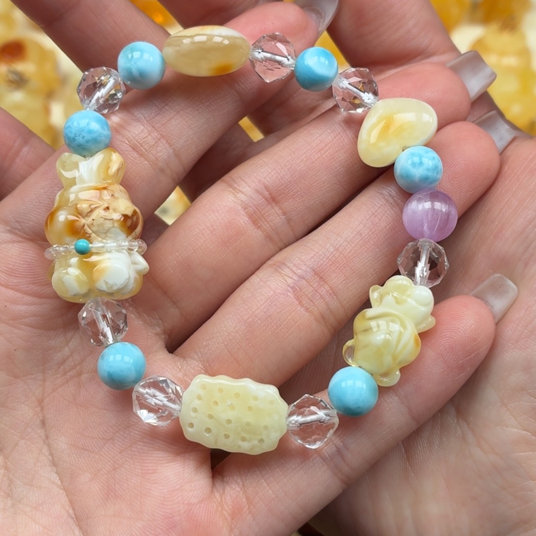 琥珀未镶嵌裸石蜜蜡