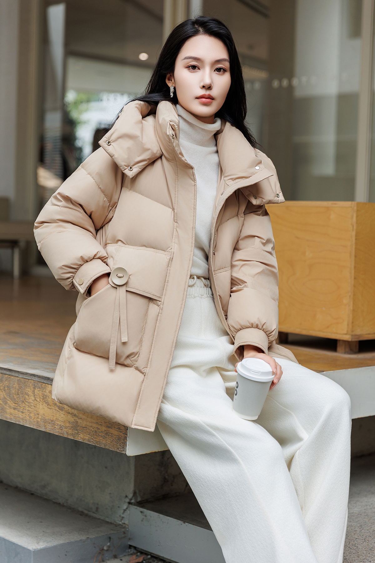 【云云专属】2025新款抗寒保暖加厚百搭衣羽绒外套-E054