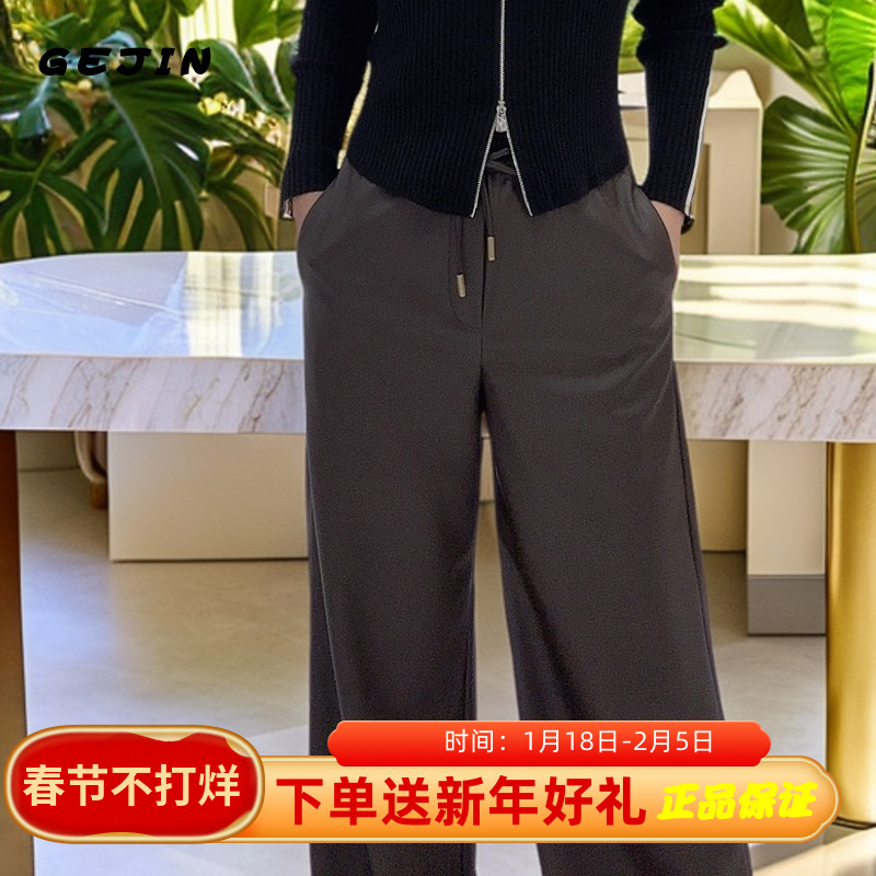 DEJIN/歌锦2024秋新款时尚经典皮裤9332431181