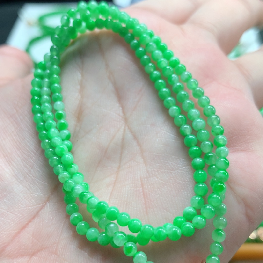 翡翠未镶嵌手链翡翠